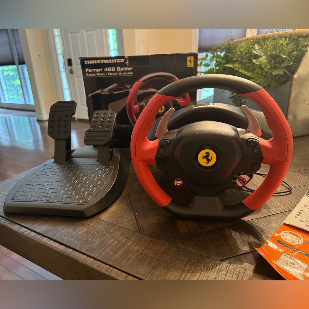 Ferrari 458 Spider Racing Wheel xbox one